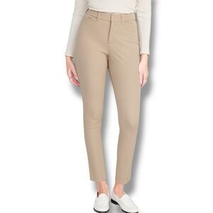 Old Navy Size 12 Mocha Taffy Pixie High-Waisted Secret Smooth Pockets Pants